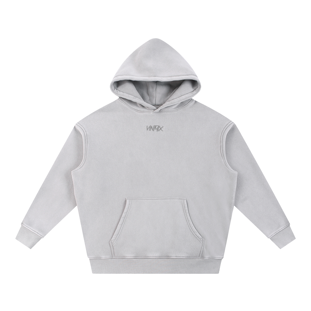 Snow Wash Fleece Oversized Hoodie