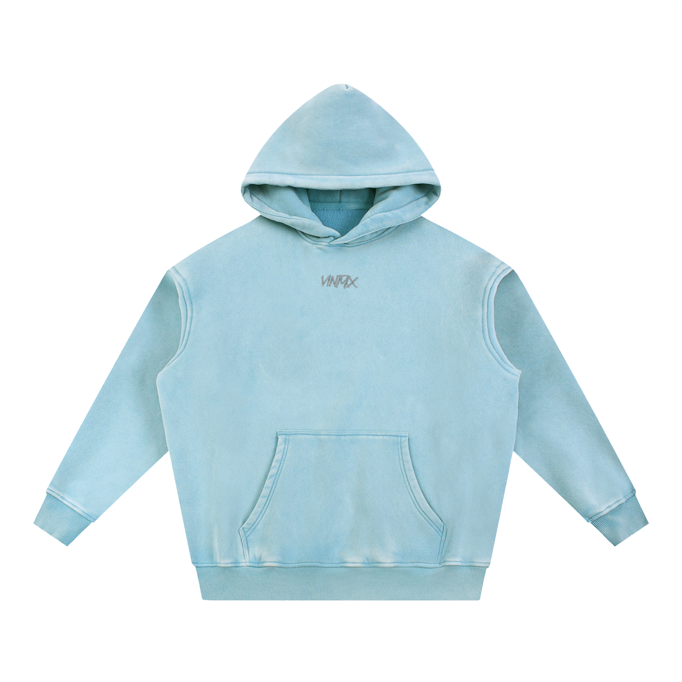 Snow Wash Fleece Oversized Hoodie