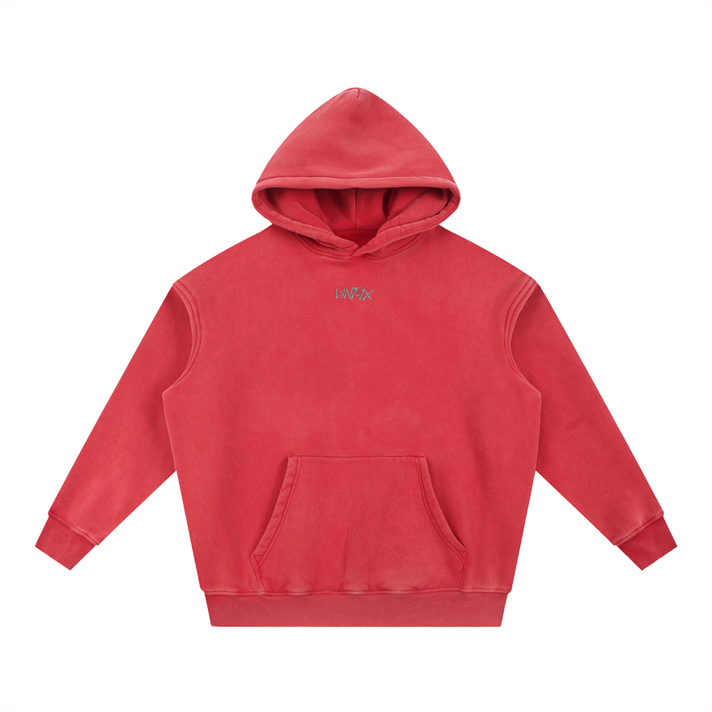 Snow Wash Fleece Oversized Hoodie