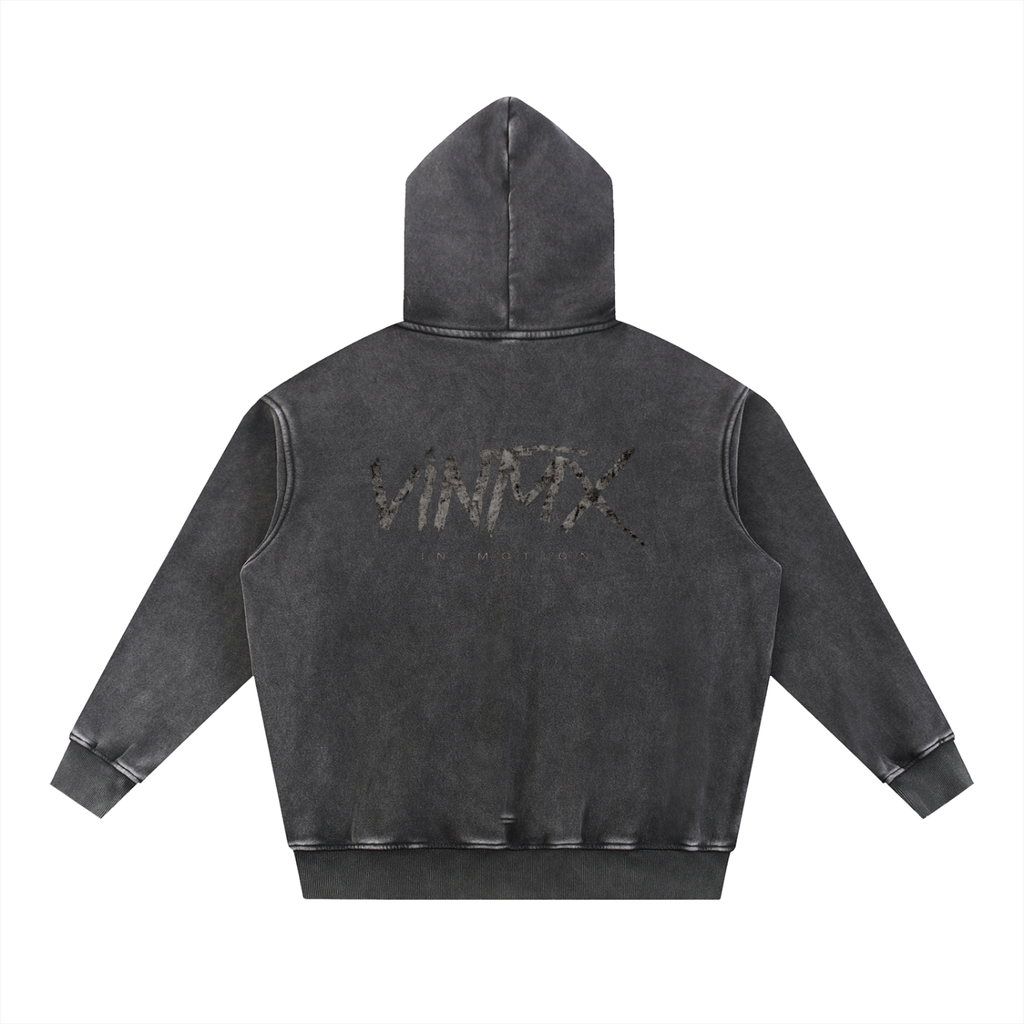 Snow Wash Fleece Oversized Hoodie