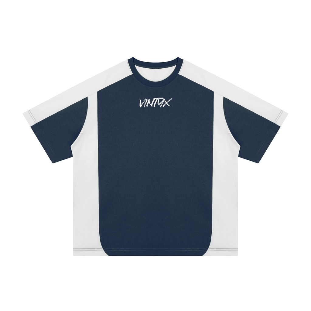Unisex Oversized Color Block T-Shirt