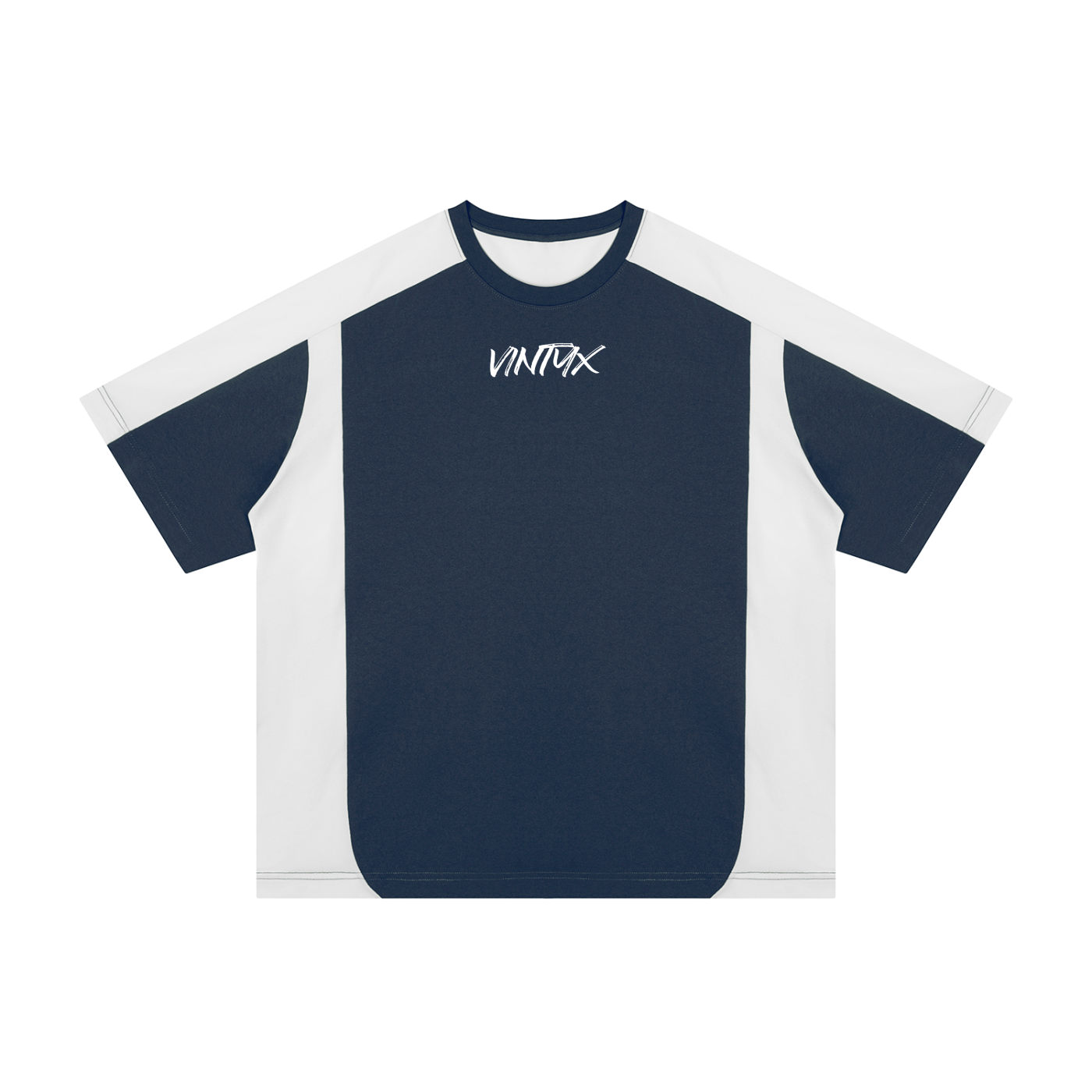 Unisex Oversized Color Block T-Shirt