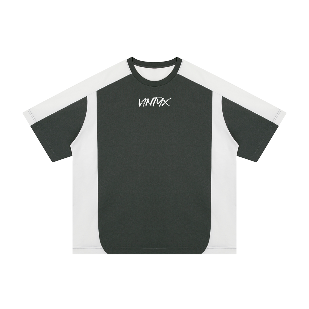 Unisex Oversized Color Block T-Shirt