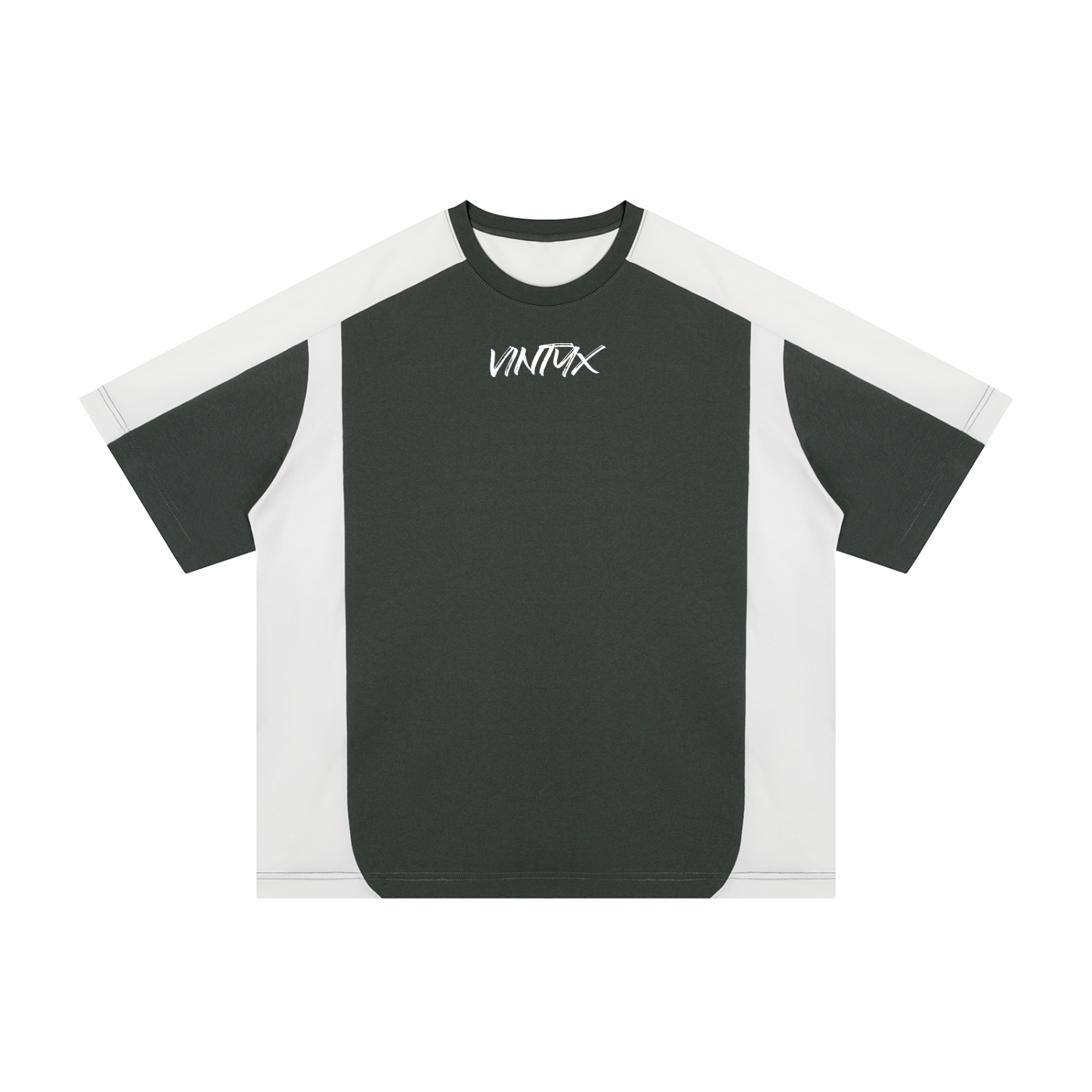 Unisex Oversized Color Block T-Shirt