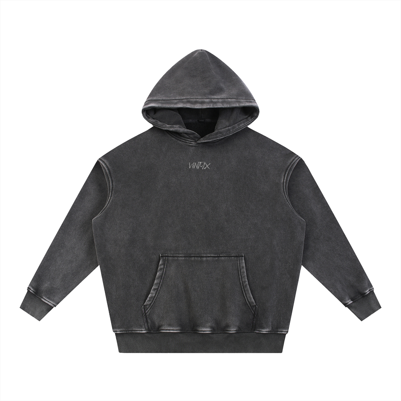 Snow Wash Fleece Oversized Hoodie