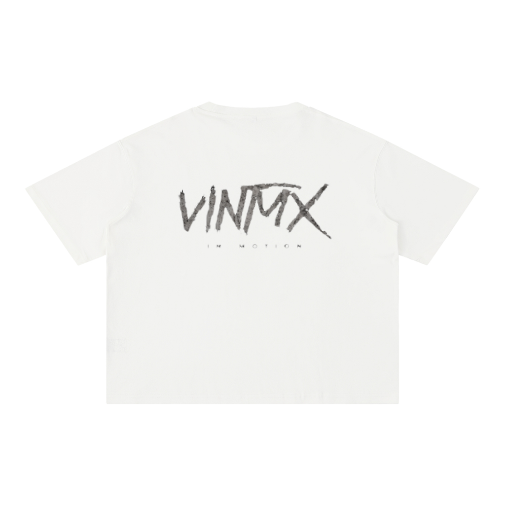 Snow Wash Boxy Cotton T-Shirt