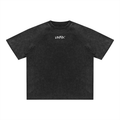 Unisex Mineral Wash Raw Edge T-Shirt