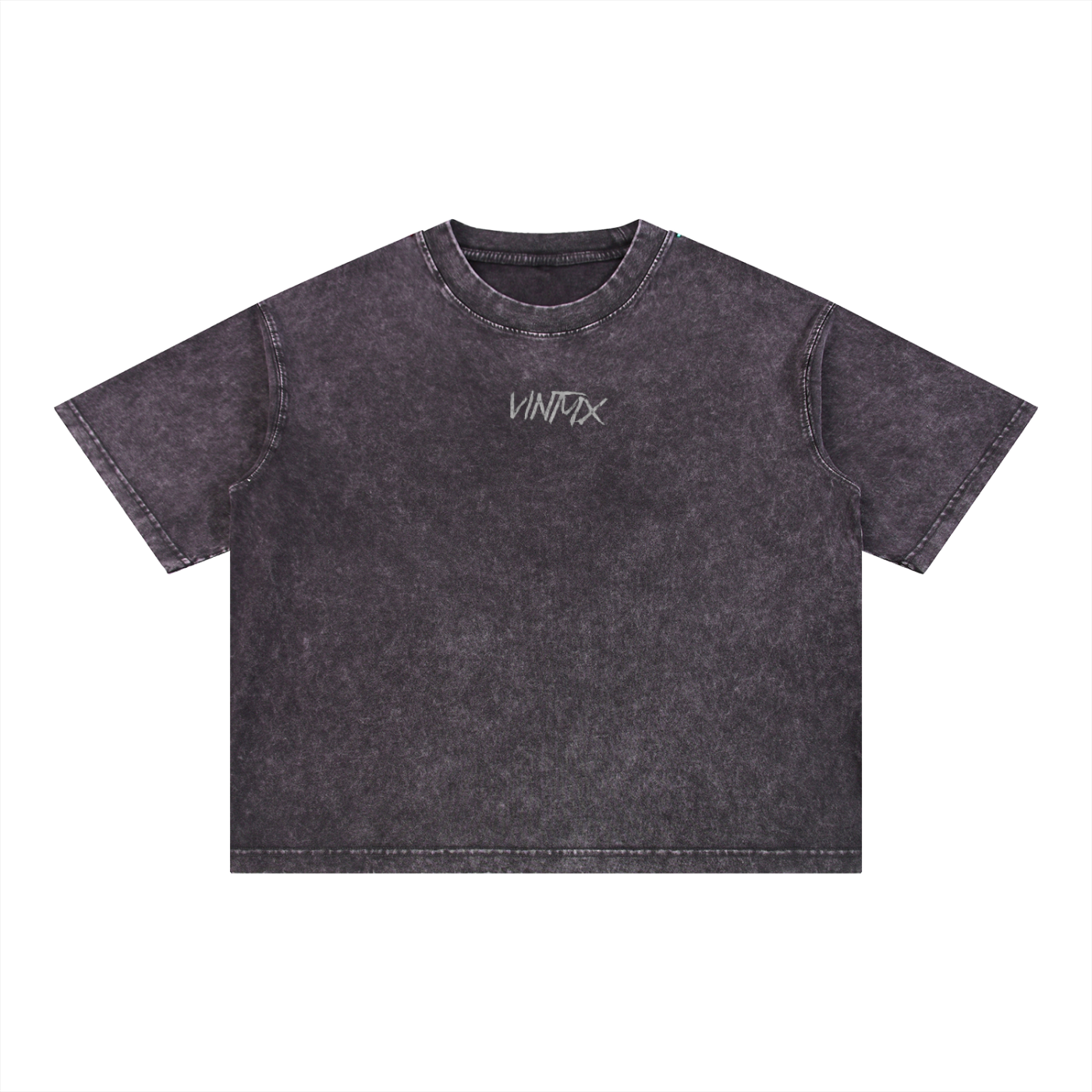 Snow Wash Boxy Cotton T-Shirt