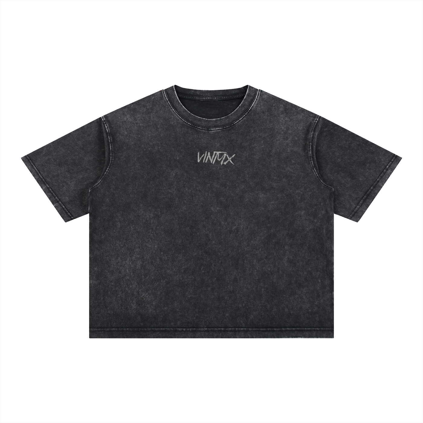 Snow Wash Boxy Cotton T-Shirt