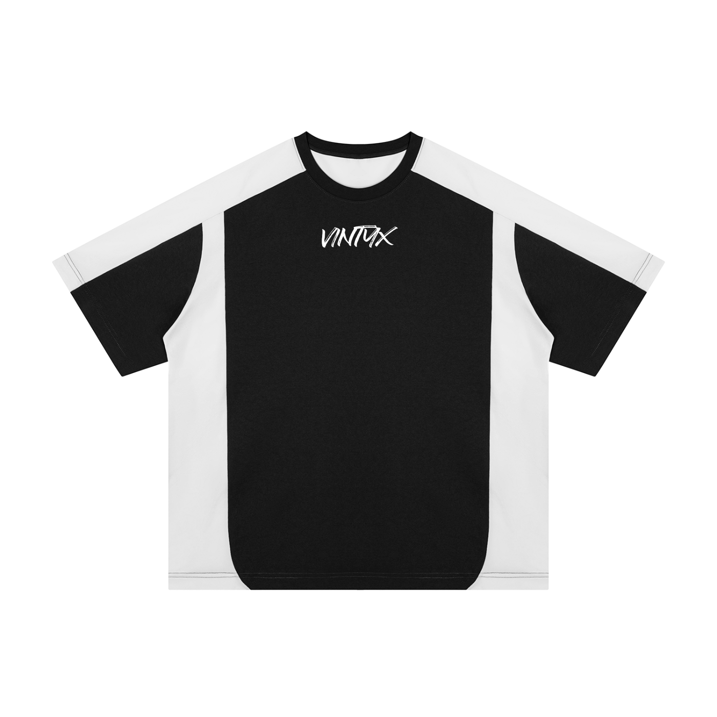 Unisex Oversized Color Block T-Shirt