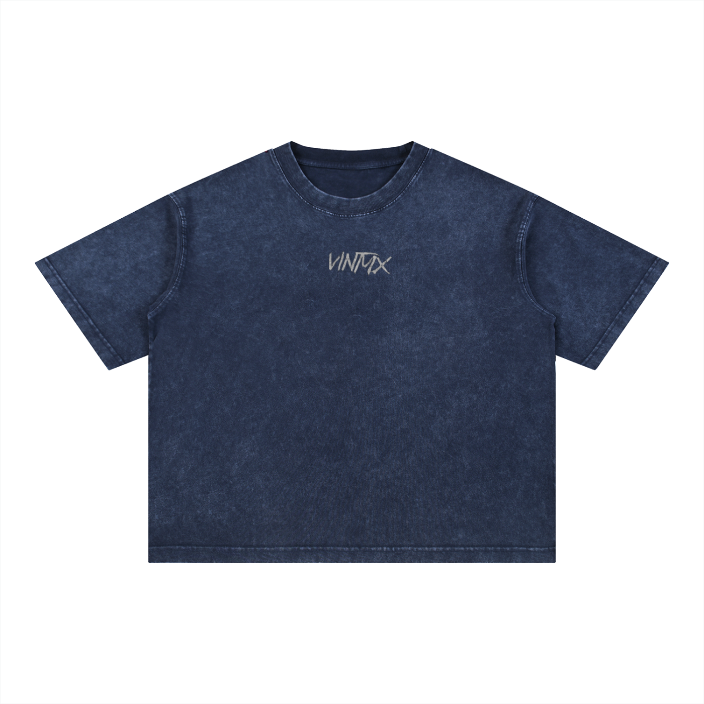 Snow Wash Boxy Cotton T-Shirt