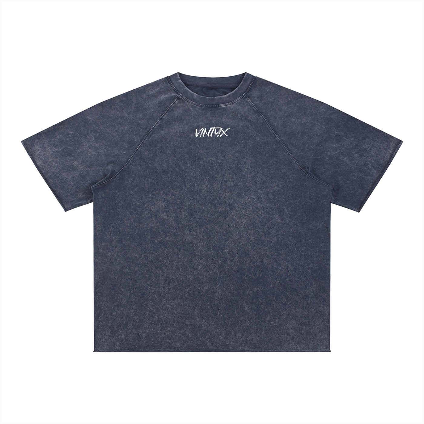 Unisex Mineral Wash Raw Edge T-Shirt