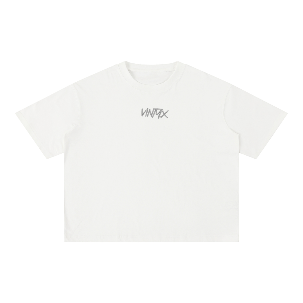 Snow Wash Boxy Cotton T-Shirt