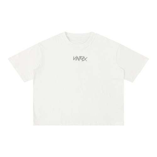 Snow Wash Boxy Cotton T-Shirt