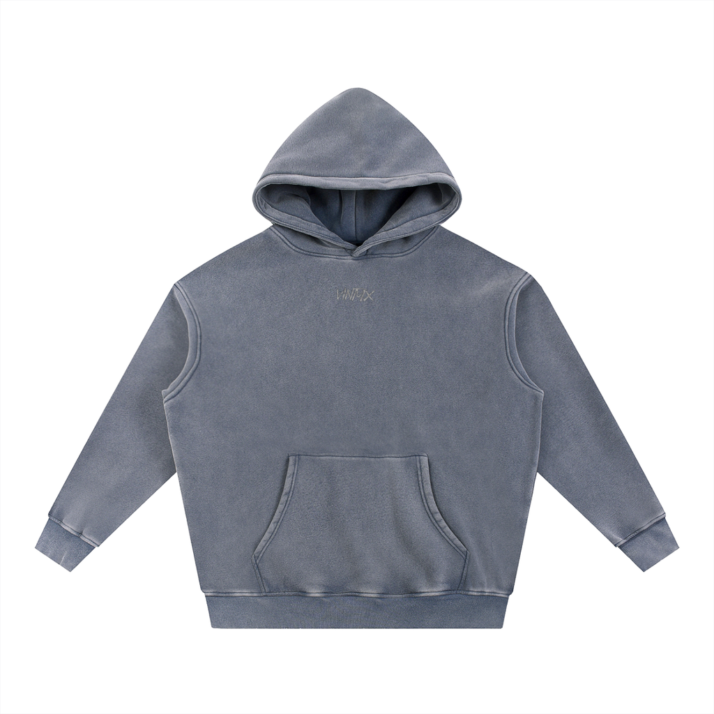 Snow Wash Fleece Oversized Hoodie