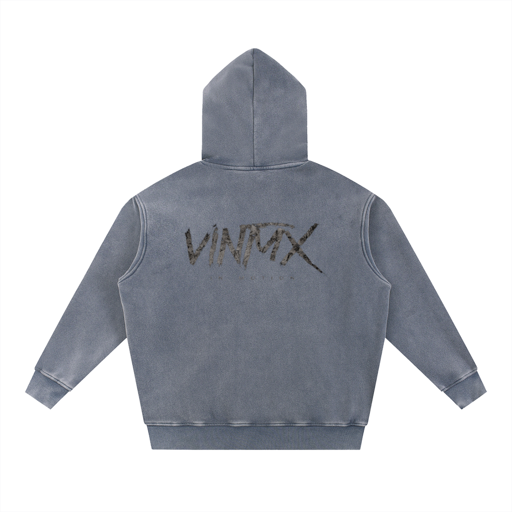 Snow Wash Fleece Oversized Hoodie