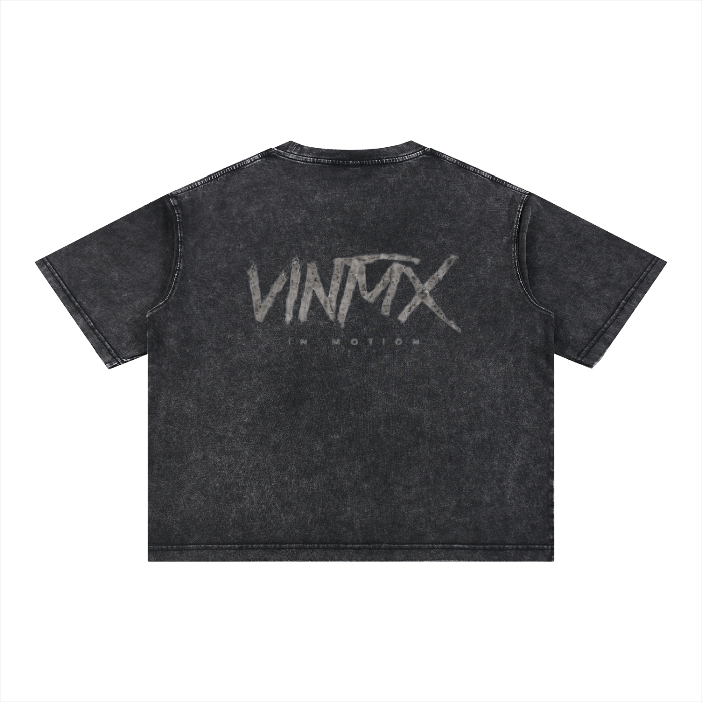 Snow Wash Boxy Cotton T-Shirt