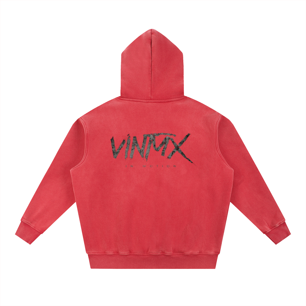 Snow Wash Fleece Oversized Hoodie