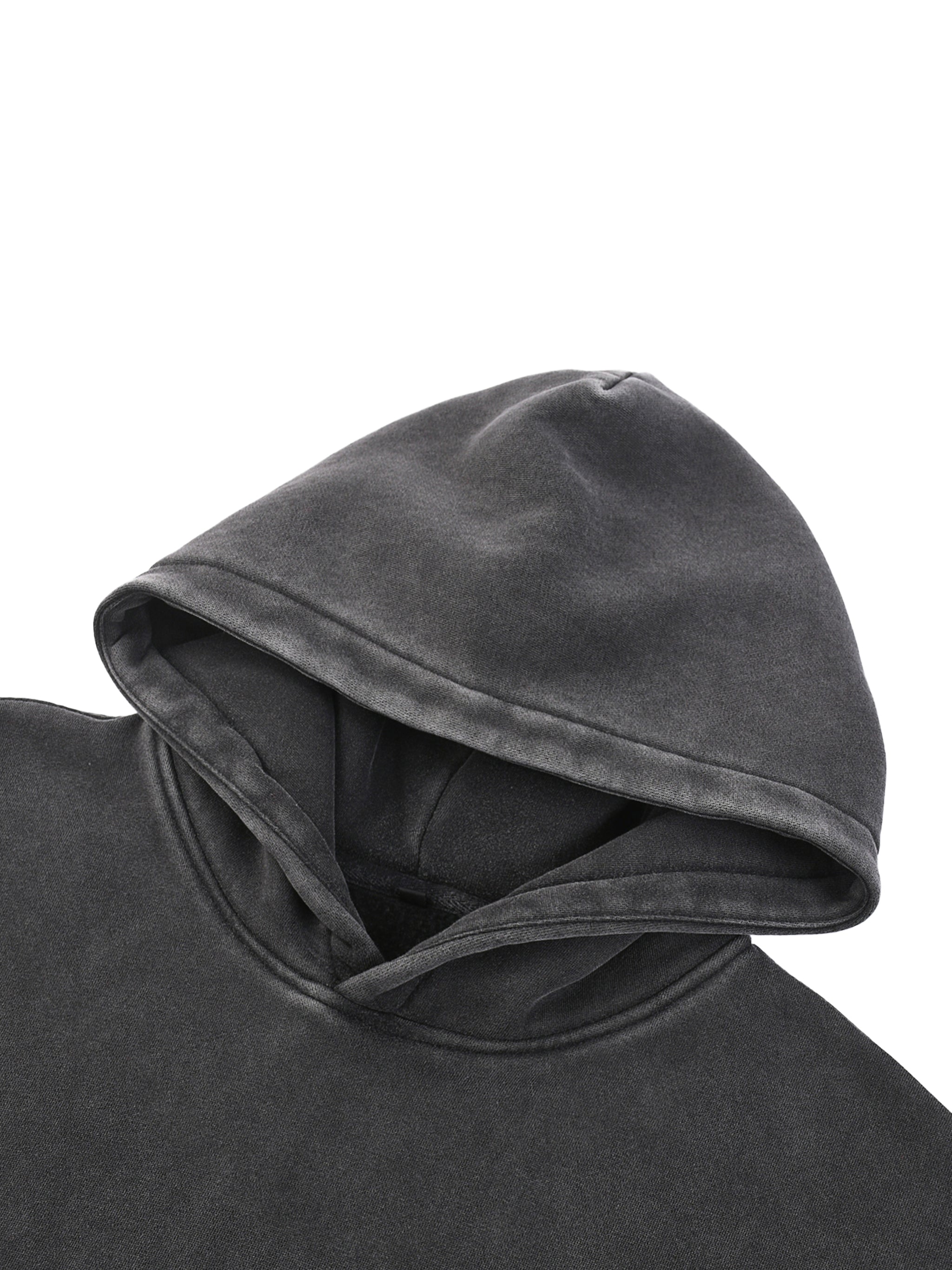 Snow Wash Fleece Oversized Hoodie
